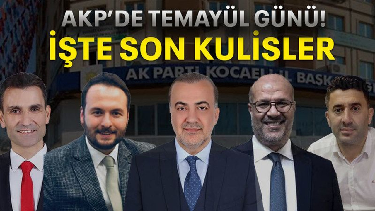 AKP’de temayül günü! İşte son kulisler